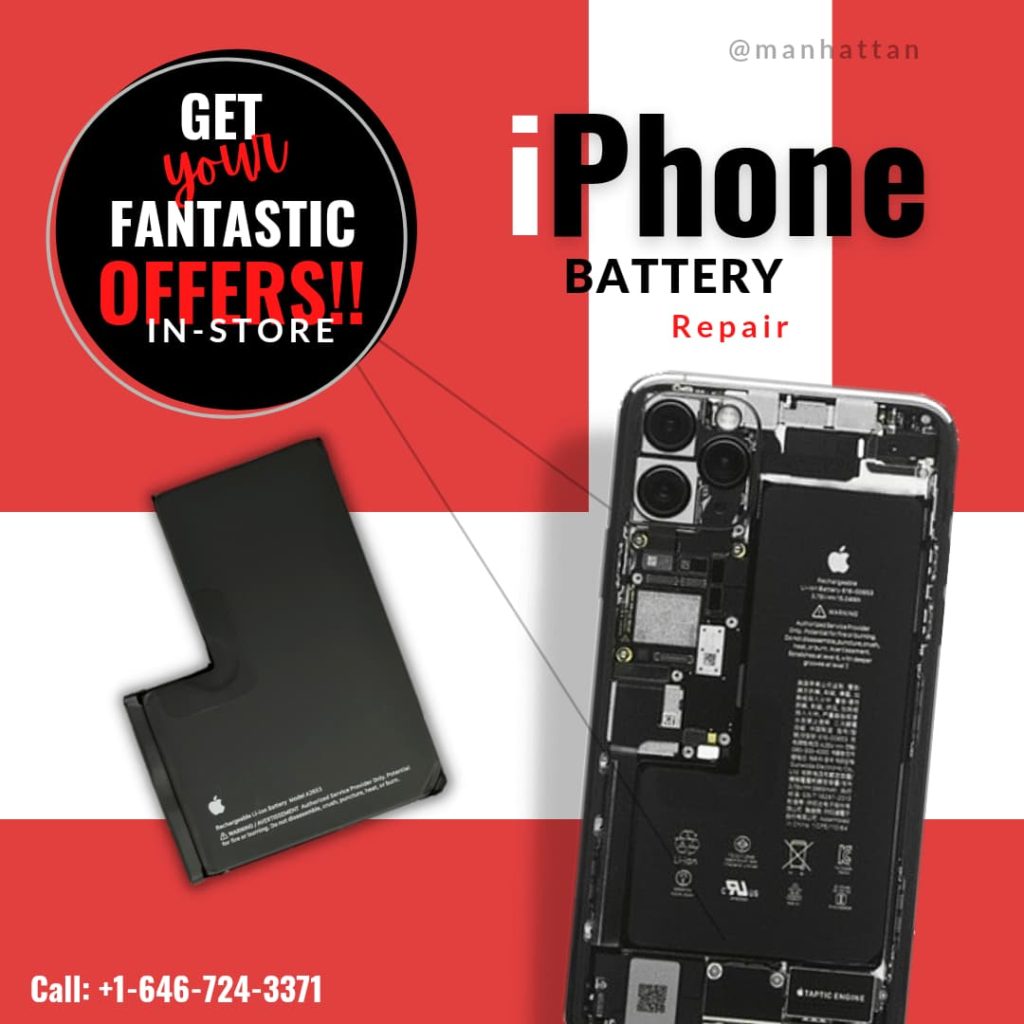 Screen Repair and Battery Replacement Cost iPhone 11 Pro Max - Best iPhone Screen Repair Nyc - 1628 Broadway, New York, NY 10019